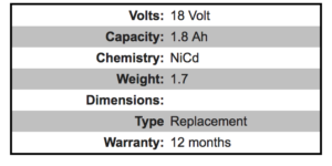 Battery 5877 Specs