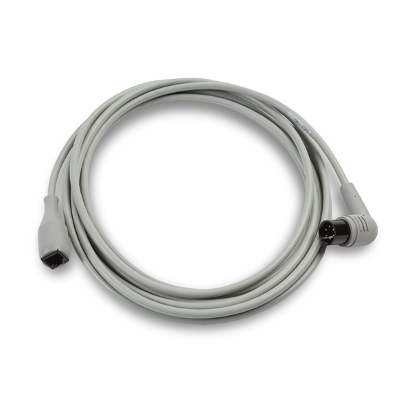 IBP Transducer Interface Cable with Right Angle Connector For Zoll X Series - Edwards Transducer