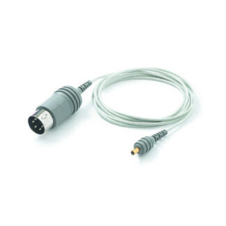 This picture displays the Ambu Concentric EMG Needle Electrode cable for use with their EMG needle electrodes.