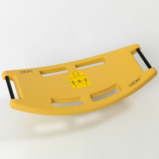 This picture shows the back plate for the Lucas 2 Chest Compression System. The part number is 21996-000044.