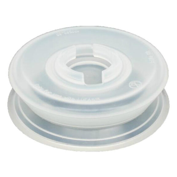 This picture displays the disposable suction cups for the Lucas 2 Chest Compression System. The part number is 11576-000046.