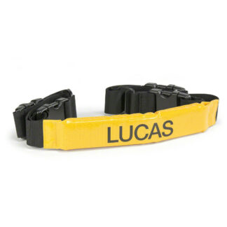 This picture displays the Lucas 2 stabilization strap by Physio-Control. The part number is 21996-000064.