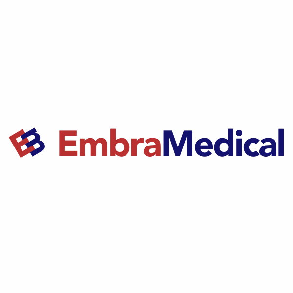 This photo is intended to show the logo of Embra Medical.