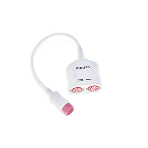 Philips - Tempus Pro 2-Channel Invasive Pressure Universal Cable - 989706000681