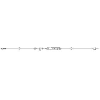 Microbore with non-vented spike and back check valve – 12003-000-0023