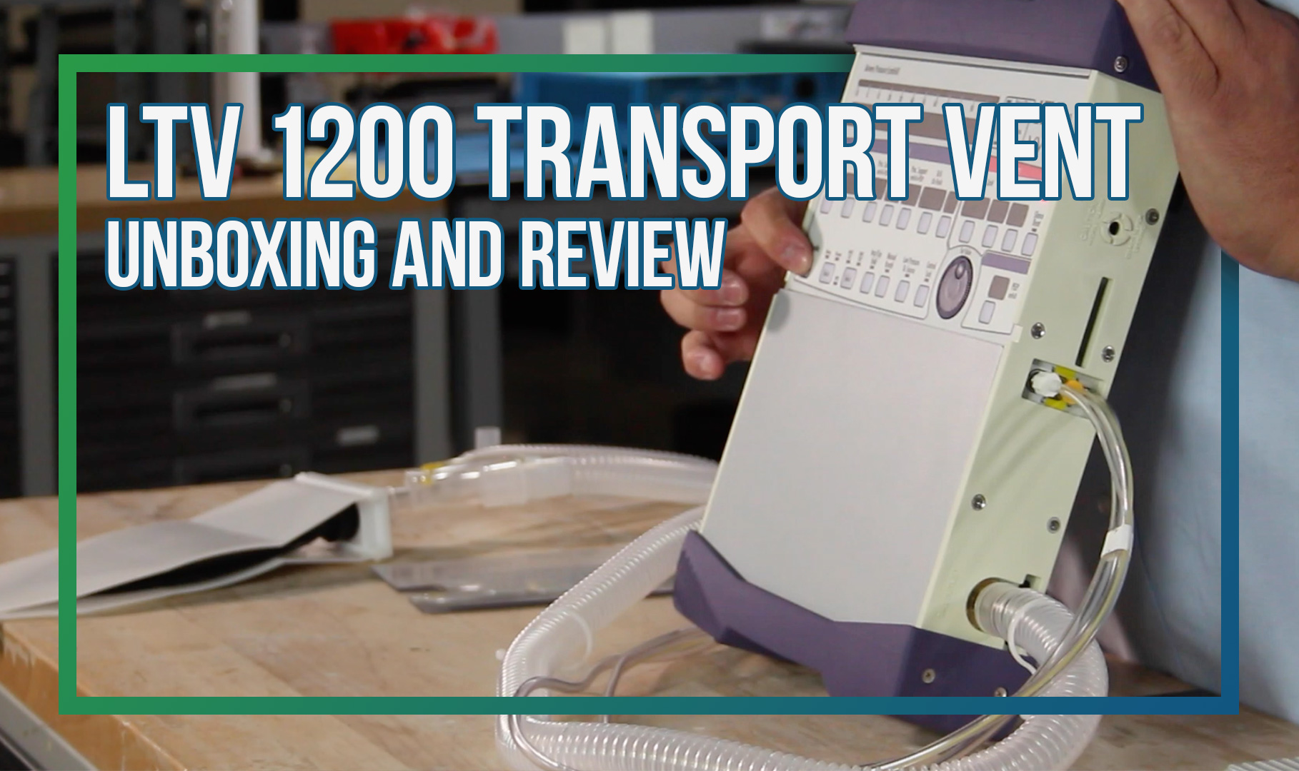 LTV 1200 transport ventilator