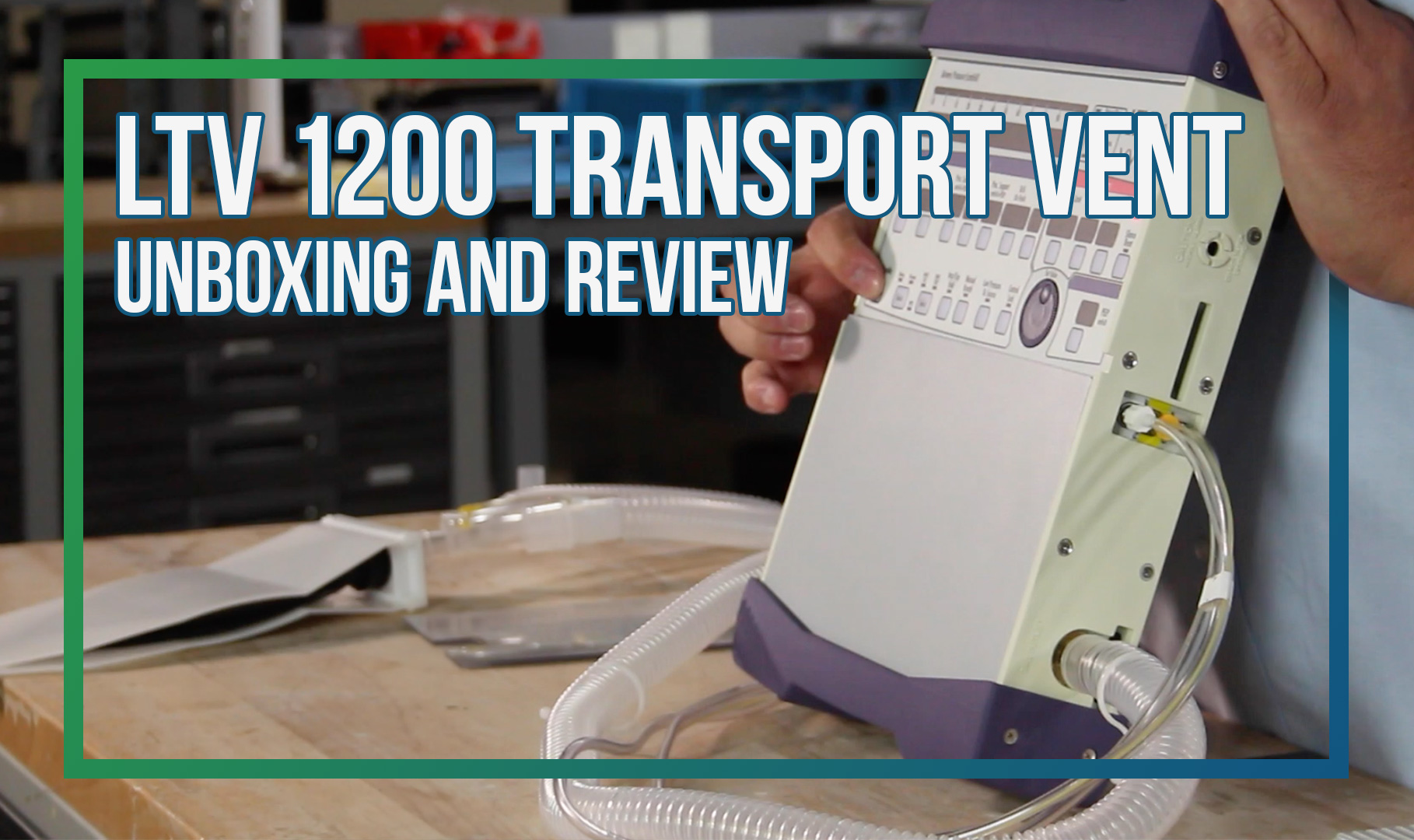 LTV 1200 transport EMS ventilator