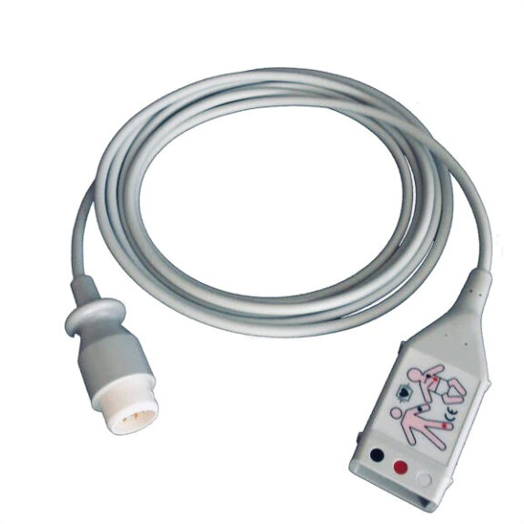 3 lead ECG Patient Trunk Cable AAMI, Recertified – M1500A
