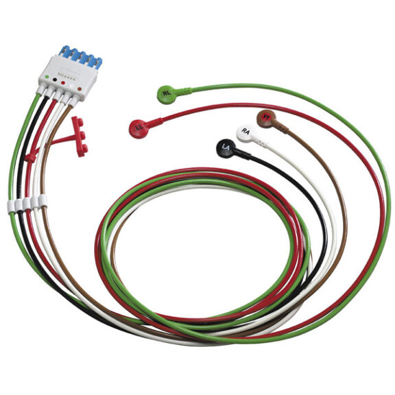 5 lead set Snap AAMI ICU, Recertified – M1644A