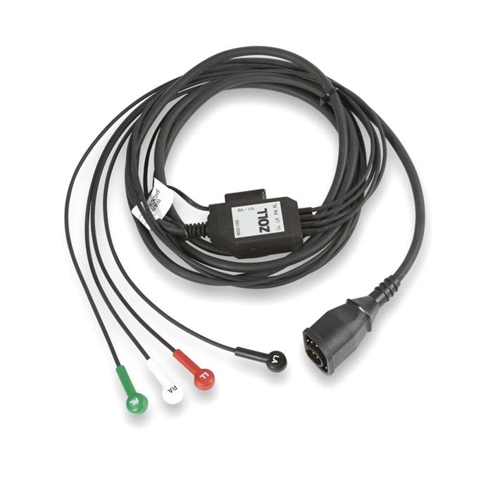 Limb Lead Cable for 12L ECG 10ft 8000-1006 - Zoll - Recertified