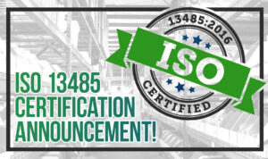 Master Medical Equipment is ISO 13485 Certified