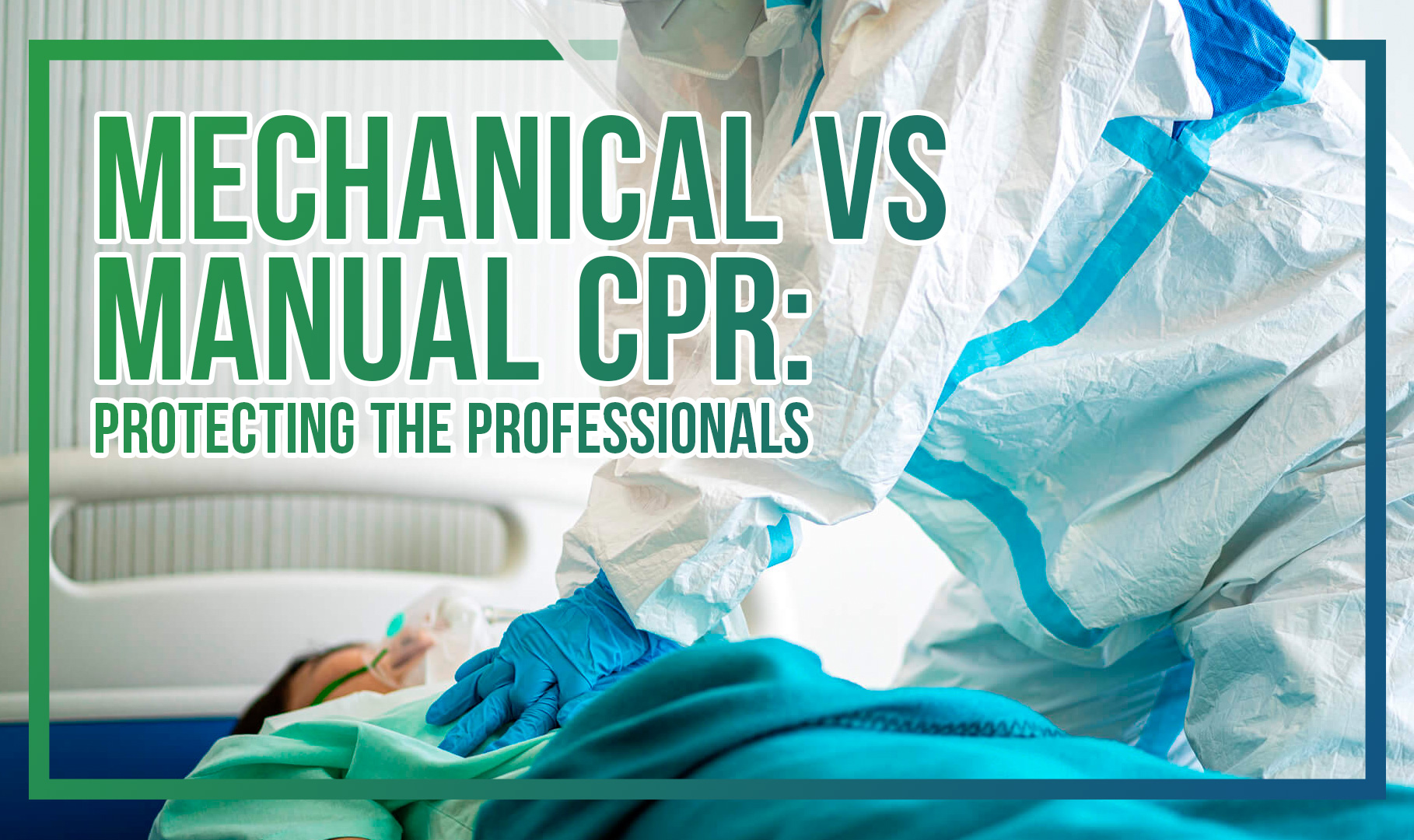 Manual and Mechanical CPR, compressions in EMS Lifeline ARM