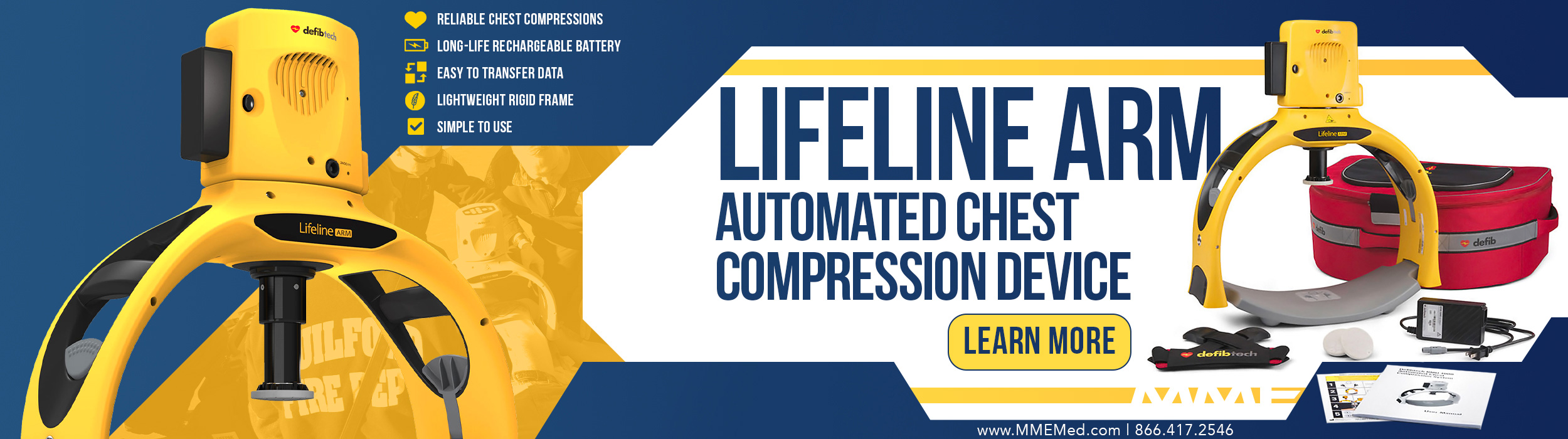 Defibtech Lifeline ARM chest compression device DFTRCF-A1000EN