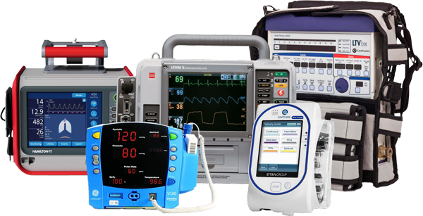 Equipment we service collage