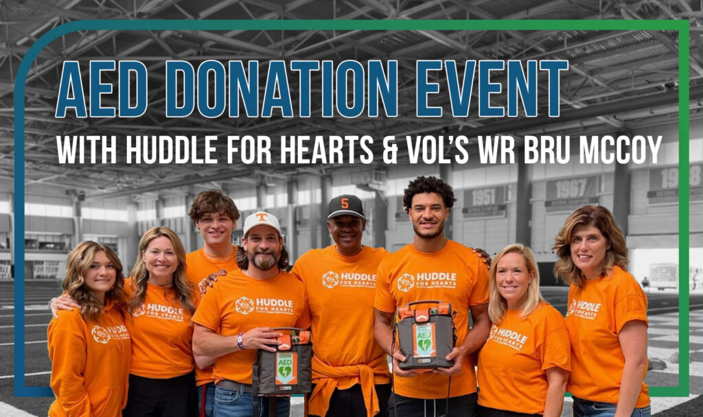 MME Provides AEDs for Donation with Bru McCoy & Huddle for Hearts