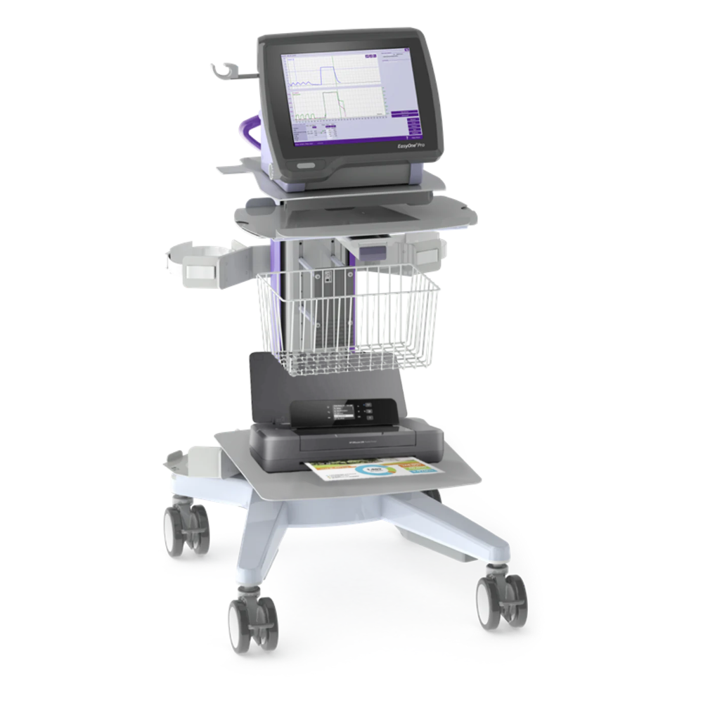 ProLab Multiple Breath Washout DLCo System with Cart and Printer 3100-10 - Ndd - New