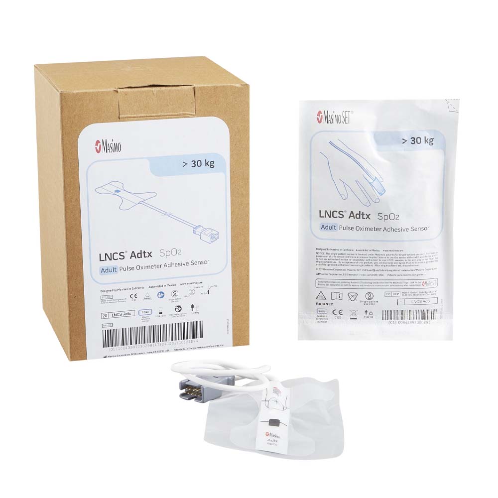 M-LNCS Adult Disposable SpO2 Finger Sensor Box of 20 2508 - Masimo - New